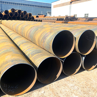 Tuyau en acier au carbone GB 3091 Q235B, diamètre extérieur 508 mm, longueur 12 m, pour l'alimentation en eau, le drainage, les pieux municipaux, les fondations de ponts, matériaux de construction