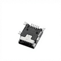 Conector Hembra ZX MINI de 5 Pines, Base para Cable de Carga y Datos, Conector V3 Hembra