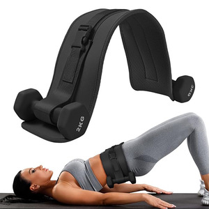 Cinturón de soporte de peso, Cinturón para puente de cadera, Cinturón auxiliar, Fitness, Cinturón de entrenamiento con peso, Cinturón de soporte de peso para hip thrust - Product Image 2