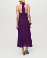 Robe d'été pour femmes, dos nu, sans manches, maxi, douce, à volants, élégante, quotidienne, vintage, couleur unie, plissée, style A, respirante, naturelle