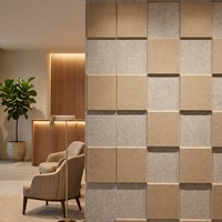 Panneau acoustique en feutre absorbant le son, décoratif, pour mur et plafond, pour bureau, salon