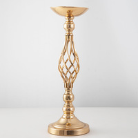 Vente flash : Idées de décoration de table de mariage, centres de table avec fleurs, vase en métal, vase doré, centres de table pour table