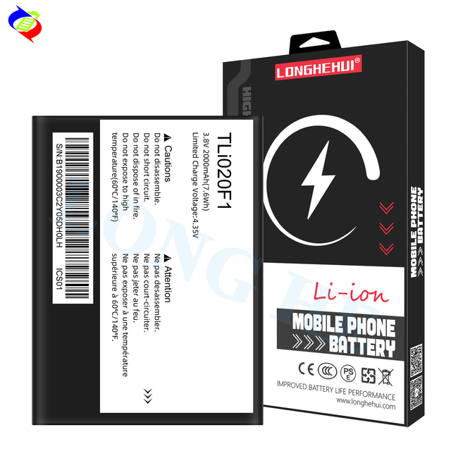 TLi020F1 for Alcatel Pop C7/7040A/7040F/7041X/7040D/7041D/7040E/Pop 2/5042d/J720T/J726T/VDF500 Replacement Phone Battery