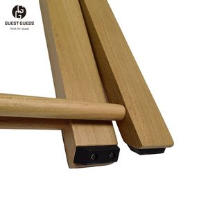 Porte-bagages en bois de hêtre massif personnalisé de haute qualité Porte-bagages 5 étoiles pour chambre d'hôtel Porte-bagages en vrac Étagères - Product Image 5