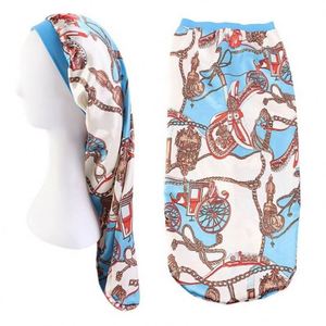 Gorro de Satén para Cabello Largo, para Trenzas y para Dormir, Ajustable, Unisex, para Uso Diario en Exteriores - Product Image 2