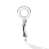 Fábrica 925 plata esterlina lindo Hada elfo encantos cuenta colgante ajuste pulsera brazalete fino S925 joyería de la suerte regalos SCC2279