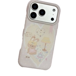 เคสโทรศัพท์ลายกระต่ายน่ารักแบบสองชั้นสำหรับ iPhone17ProMax/16/15/14 รุ่น Sweet Girls Cover - Product Image 5