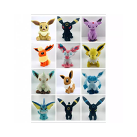 Vente en gros de peluches Eevee Umbreon Jolteon Espeon de 30 cm en tissu doux et coton PP