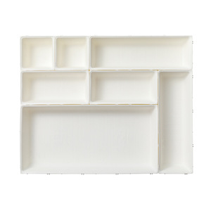 Organisateur de tiroir avec séparateurs pour cosmétiques et rouges à lèvres, boîte de rangement à compartiments empilables, organisateur de maquillage - Product Image 2