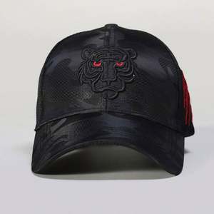 Casquette de baseball personnalisée avec logo, sportive, haute qualité, 6 panneaux, unisexe, broderie 3D, en maille de coton, style camionneur, pour toutes les saisons - Product Image 2