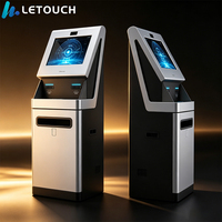Kiosque de paiement en libre-service à écran tactile, terminal interactif grand écran pour usage en intérieur, centres commerciaux, écran LCD sur pied