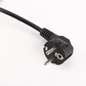 Cables de alimentación de tres enchufes estándar europeo de CA baratos y de alta calidad Cables de extensión para impresora de <span class=keywords><strong>monitor</strong></span> de electrodomésticos de computadora - Product Image 3