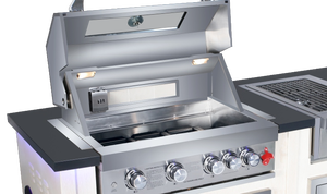 Cuisine extérieure de luxe personnalisée pour jardin/<span class=keywords><strong>piscine</strong></span>, étanche, en acier inoxydable 304, ensemble de cuisine extérieure <span class=keywords><strong>avec</strong></span> grill <span class=keywords><strong>et</strong></span> réfrigérateur - Product Image 4