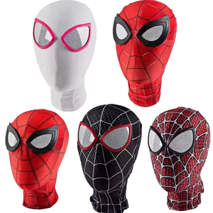 Cosplay Halloween Hero Spidermen visiera carnevale mascherata in tessuto traspirante <span class=keywords><strong>maschera</strong></span> per feste - Product Image 1