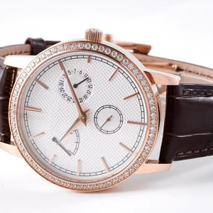 นาฬิกากลไกอัตโนมัติ4500V ของผู้ชายหรูหราพร้อมตัวชี้เรืองแสงข้างแรม904L สแตนเลสปรับแต่งโลโก้ได้ตามต้องการสไตล์ฮิปฮอป - Product Image 3