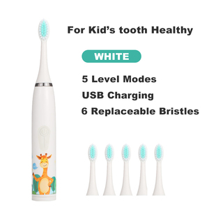 Spazzolino Elettrico Sonico Ricaricabile per Bambini 2025, Vendita all'Ingrosso OEM con Logo Personalizzato, Silenzioso e per Pulizia Profonda - Product Image 5