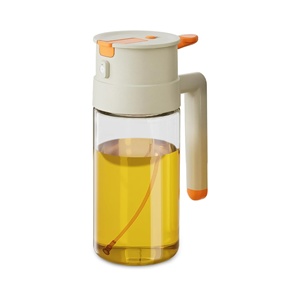 2 in 1 Spray & Pour Glass <b>Oil</b> Dispenser <b>Bottle</b> Wholesale Non Drip <b>Kitchen</b> Cooking Olive <b>Oil</b> Sprayer Manufacturer - Product Image 1