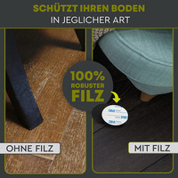 Coussin pour jambes de chaise, 300 pièces, couvre-meubles, en feutre, auto-adhésif, pour protéger le sol et les pieds des meubles
