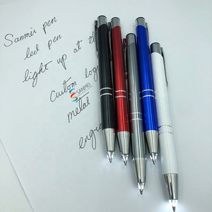 Bolígrafo de Aluminio 2 en 1 Personalizado con Punta LED y Logotipo - Product Image 5