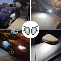 2x Luces LED Blancas sin Errores para Debajo del Espejo Lateral, Lámpara de Cortesía para VW Golf 6 MK6 GTI 2009-2019 Cabriolet Touran 2011-2014