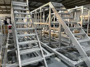 80*160มมอะลูมิเนียมโปรไฟล์ T-Slot อัดขึ้นรูปงานหนักสำหรับม้านั่งทำงาน ISO9001 FDA - Product Image 3