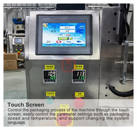 Machine d'emballage de sucre mou en caoutchouc, comptage automatique à grande vitesse