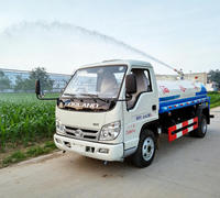 Camion à eau multifonctionnel diesel 4x2 personnalisé avec pompe pour le contrôle de la poussière, le refroidissement des zones à haute température, la construction agricole