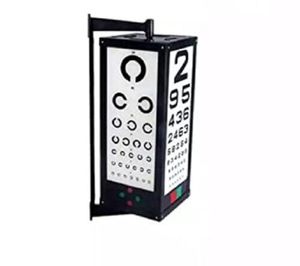 Surgical Science 1-Year Warranty Ophthalmic Wall Hanging <b>Plastic</b> Illuminated <b>Drum</b> Chart Eye Testing Optics Instruments - Product Image 5
