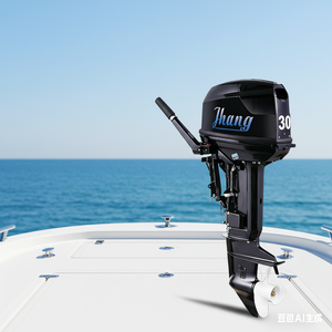 Nuevo Motor Fuera de Borda de Gasolina de 30 HP y 2 Tiempos, 496 CC, Refrigerado por Agua, Duradero, para Construcción y Reparación de Embarcaciones, OEM Disponible - Product Image 2