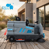 Mini Hippo – Autolaveuse autotractée robuste pour usage commercial, équipement de nettoyage de sols pour rues et parkings