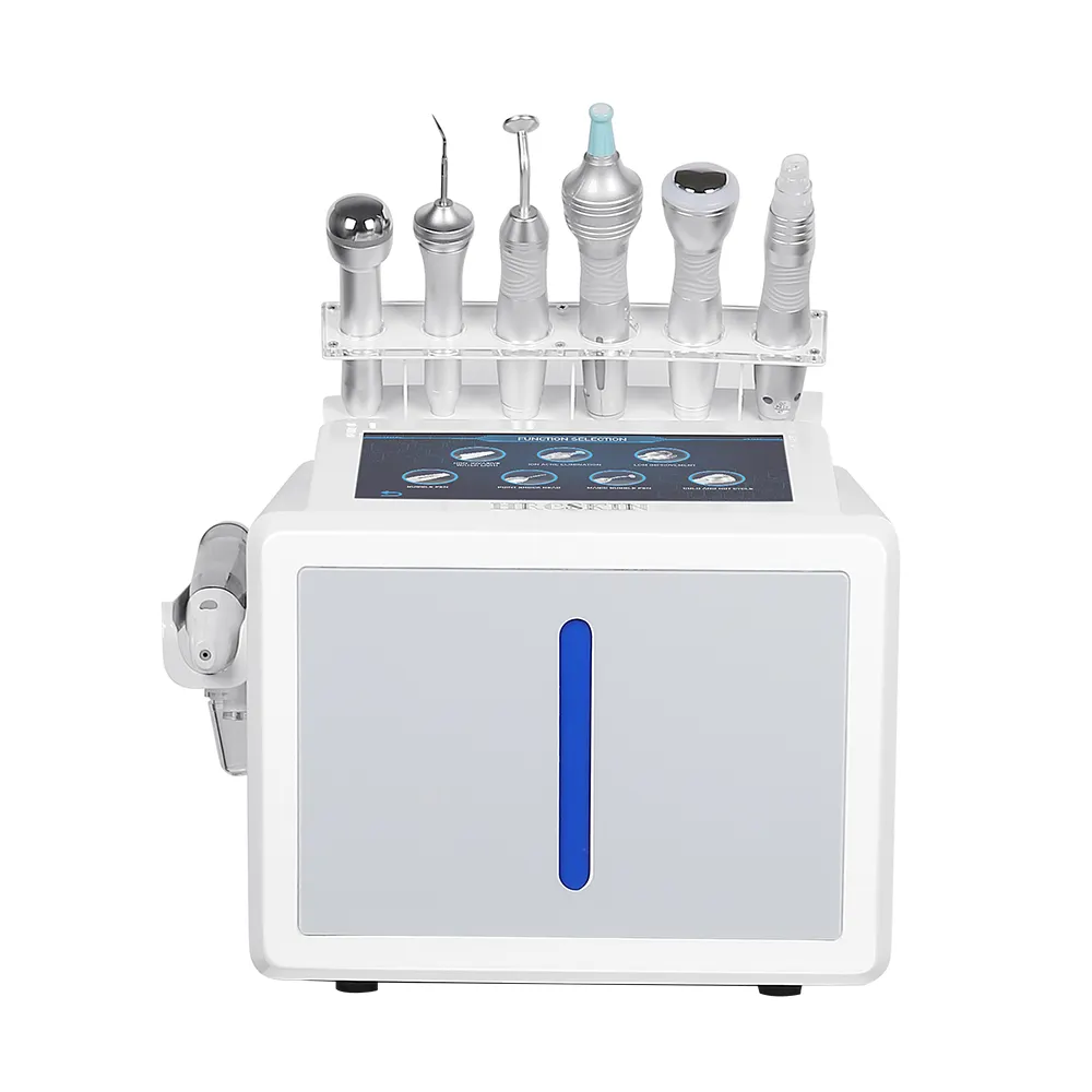 Portable 7 in 1 microdermabrasion hydra peel hydrodermabrasion facial Device mesotherapy skin rejuvenation Equipment