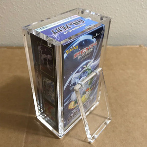 Custom Transparent Acrylic Magnetic Lid Pokemoned Tcg Booster Display Box Case Trading <b>Card</b> Display Case - Product Image 2
