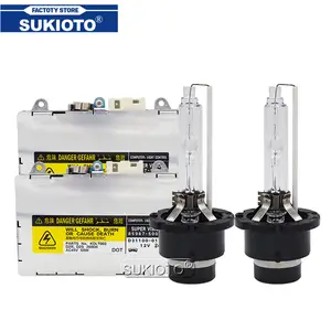 SUKIOTO D4S D4C HID Kit 6000K 55W D2S D2C HID Headlight Ballast Kit KDLT002 8596750020 8596751010 For Lexus ES350 GS350 RX350