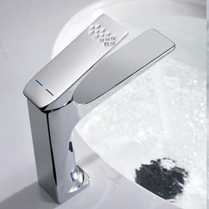 Grifo de lavabo monomando de un solo orificio con válvula de latón para agua fría y caliente - Product Image 6