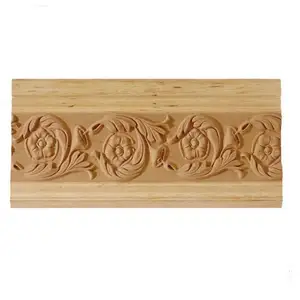 Massivholz möbel dekorative Trauben kronen leiste