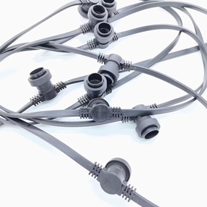 E27 <b>Led</b> <b>Light</b> Strings Flat <b>Wire</b> 50000 Hours Lifespan For Indoor Outdoor Decoration - Product Image 2
