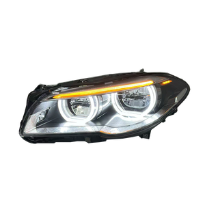 Accesorios para Automóviles SJC para Serie 5 F18, Faros Delanteros LED Mejorados, Conjunto de Luces DRL de Doble Color Amarillo y Blanco, Faros Delanteros LED para F - Product Image 5