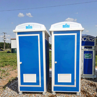 Systèmes de toilettes mobiles écologiques portables en panneaux sandwich modernes et durables, sans eau, pour lieux publics, garantie 5 ans, installation facile