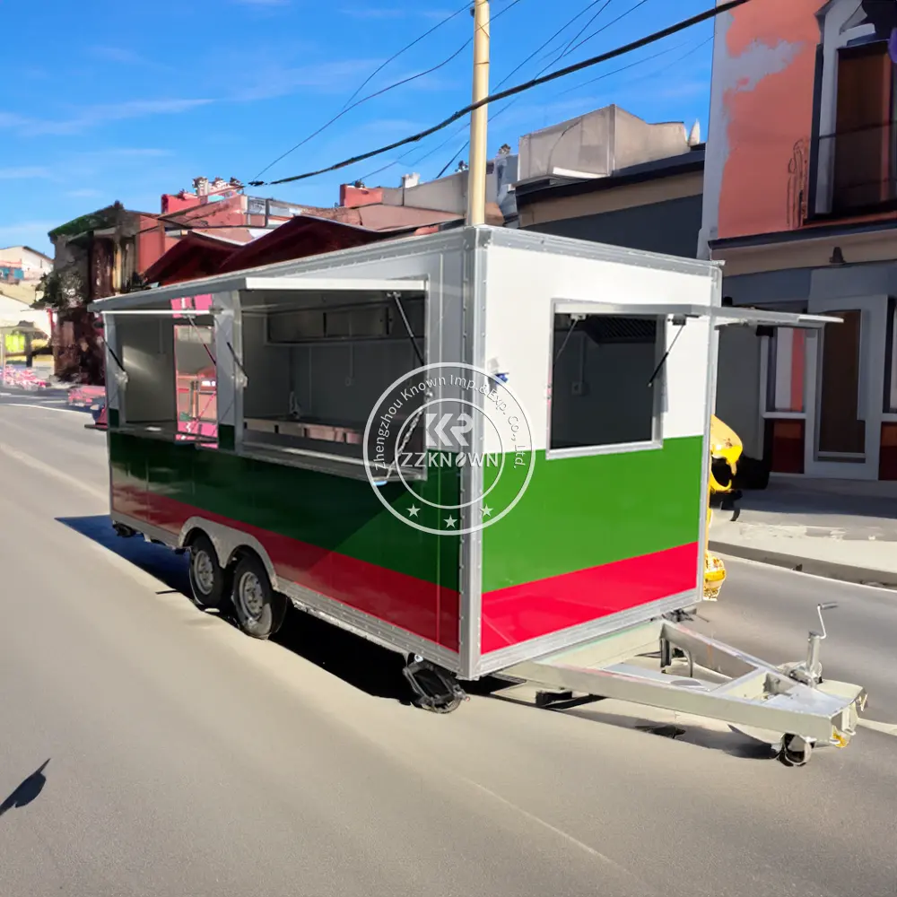 2024 Food Truck Beer Bar Caravan Towable Catering Trailer Mobile Restaurant Selling Food Or As Coffee Bar Or Shopping Bar