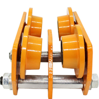 1 tonne 3 tonnes 5 tonnes i beam plain wheel roller heavy cargo geared trolley for chain hoist