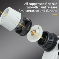 Pistolet pulvérisateur haute tension à batterie lithium ZT-1605, pot de peinture, pulvérisateur de peinture, pulvérisateur de peinture au latex, nouvelle machine de pulvérisation puissante