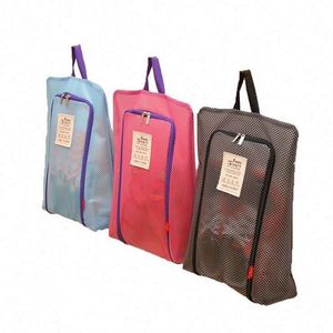 Sac à chaussures léger et pratique, anti-poussière, avec fermeture éclair, pour voyage, imperméable, avec logo personnalisé, vente en gros - Product Image 1