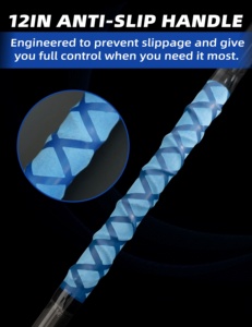 Gancio da <span class=keywords><strong>Pesca</strong></span> in Fibra di Carbonio <span class=keywords><strong>per</strong></span> Acqua Salata, Ganci Resistenti con Amo in Acciaio Inox <span class=keywords><strong>per</strong></span> Grandi Prede come Tonno, Squalo, Marlin - Product Image 3