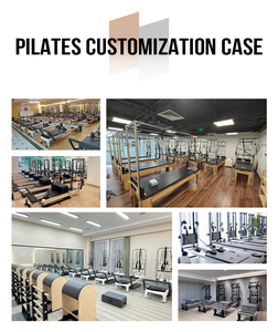 Nueva máquina de ejercicios Reformer Pilates Revestimiento de grano de madera Estudio Pilates Reformer Flexible Comercial Aluminio Pilates Reformer - Product Image 6