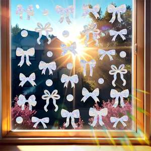 Vinilos Decorativos para Ventanas con Diseño de Nubes, Impresión UV Ecológica, Adhesivos Estáticos Anticolisión, Resistentes al Agua, Material de Papel - Product Image 3