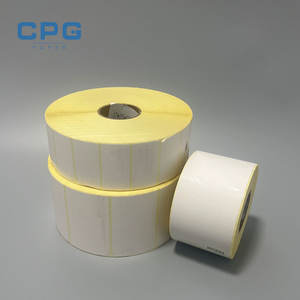 Fournisseur de papier thermique, papier thermique pour étiquettes en gros, 40x20 résistant à l'huile, 50x30, papier pour imprimante d'étiquettes thermiques industrielles - Product Image 1