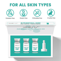 Kit de Démarrage Booster Ampoules Sérum Aqua EGF Peptide ADN de Saumon Cellules Souches EGF DERMA WHITE Marque Privée