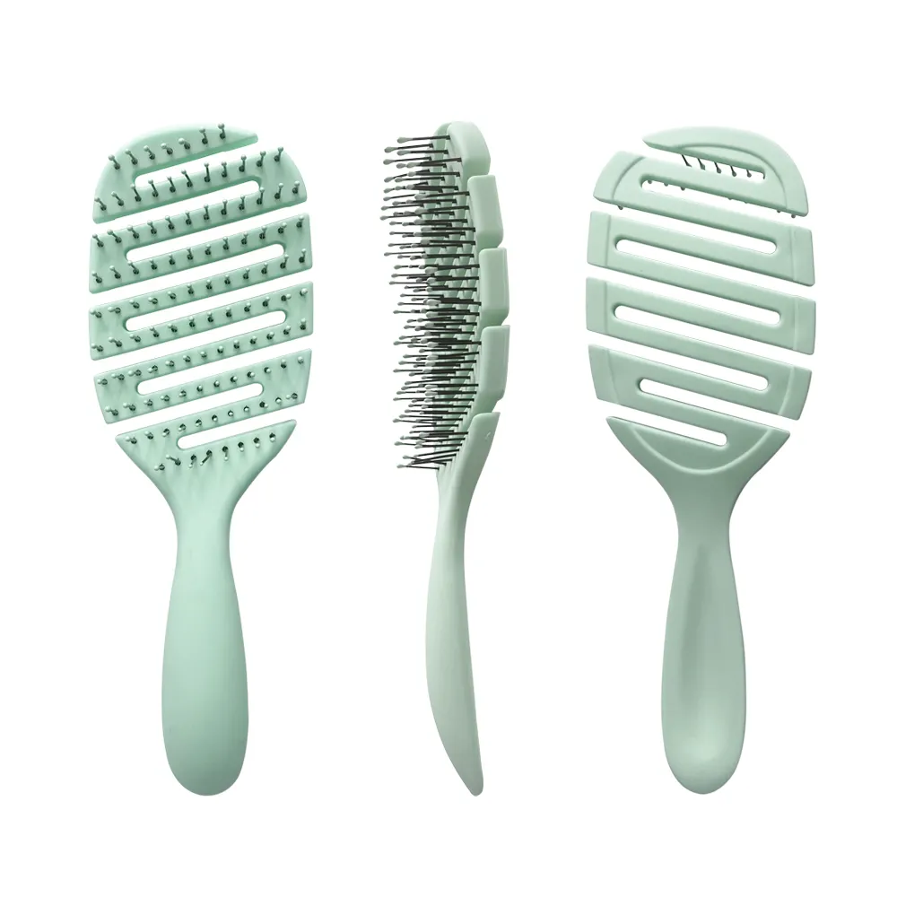 Escova de extensão de cabelo para cabeleireiros, pente abs para desembaraçar cabelos, nó, cerda e desembaraçador macio, laser