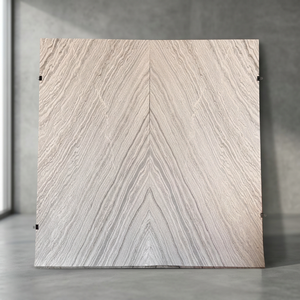 Revêtement mural intérieur en pierre naturelle, dalle mince en marbre blanc, design contemporain, finition de surface durable - Product Image 2