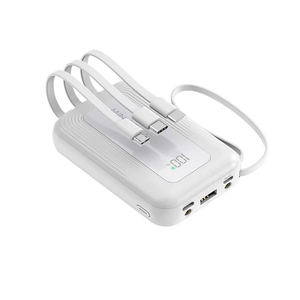 Nouvelle batterie externe avec <span class=keywords><strong>charge</strong></span> super rapide PD22.5W, 4 câbles intégrés, grande capacité 10000/20000mAh, chargeur portable avec écran LCD - Product Image 5